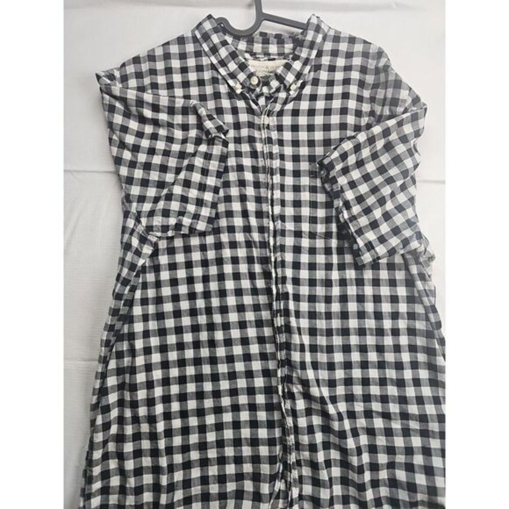 Denim & Supply Ralph Lauren Plaid Short Sleeve Button Front Shirt Men's Size XXL